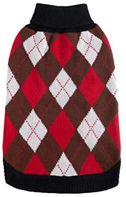 Deals 🤩 Mia's Pet Supply Plaid 🐕 Dog Sweater ⭐ 3 Mia's Pet Supply Plaid Dog Sweater