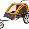 Mia's Pet Supply Instep Quick-N-EZ Double Tow Behind Bike Trailer Travel