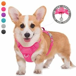 Mia's Pet Supply BARKBAY No Pull Dog Harness Large Step In Reflective Dog Harness Leashes And Harness