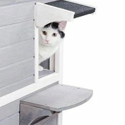 Cheapest ✔️ Mia's Pet Supply Petsfit 2-Story Kitty Cat House Houses, Pens & Crates 🔔 16 Mia's Pet Supply Petsfit 2-Story Kitty Cat House Houses, Pens & Crates