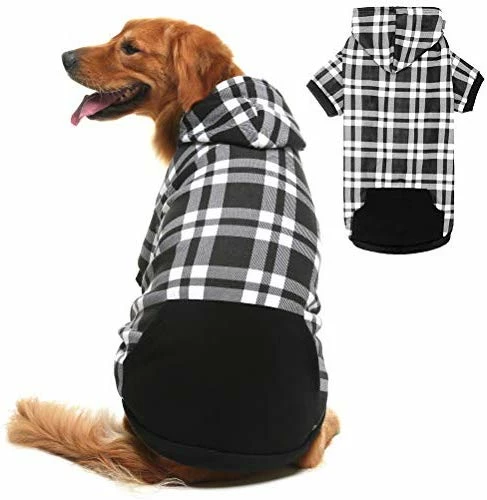 Wholesale 🛒 Mia's Pet Supply BINGPET Plaid 🦮 Dog Hoodie 🦮 Dog Fleece Sweater ⌛ 13 Mia's Pet Supply BINGPET Plaid Dog Hoodie Dog Fleece Sweater