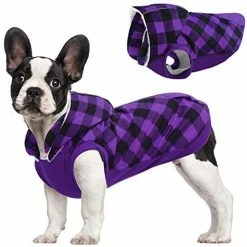 Mia's Pet Supply Kuoser British Style Plaid Dog Winter Coat