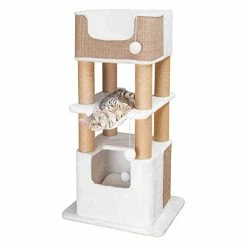 Mia's Pet Supply TRIXIE Lucano Cat Tower With Scratching Posts, Condo