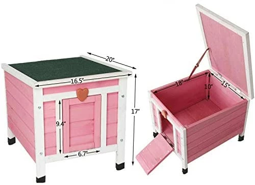 Cheapest ๐ Mia's Pet Supply ROCKEVER Feral Cat House Outdoor Insulated, Wooden Cat Shelter ๐ 2 Mia's Pet Supply ROCKEVER Feral Cat House Outdoor Insulated, Wooden Cat Shelter