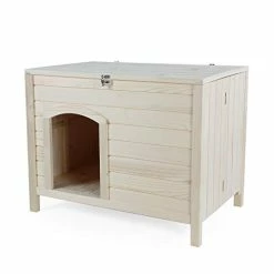 Mia's Pet Supply Petsfit Portable Wooden Dog House Houses, Pens & Crates