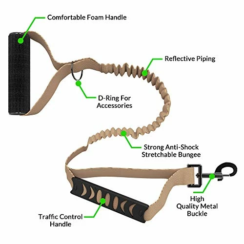 Buy π― Mia's Pet Supply Tactical π Dog Harness Bundle Includes Tactical Leash & Tactical Bag. Working π Dog MOLLE Vest With Handle, No Pulling Front Leash Clip, Hook & π Dog Patch. (M (Neck:16"-22" ; Chest:25"-31"), Peanut Brown) Leashes And Harness π 3 Mia's Pet Supply Tactical Dog Harness Bundle Includes Tactical Leash & Tactical Bag. Working Dog MOLLE Vest With Handle, No Pulling Front Leash Clip, Hook & Dog Patch. (M (Neck:16"-22" ; Chest:25"-31"), Peanut Brown) Leashes And Harness