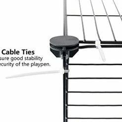 Mia's Pet Supply : Tespo Pet Playpen, Small Animal Cage Indoor Portable Metal Wire Yd Fence