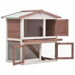 Wholesale 👍 Mia's Pet Supply VidaXL Outdoor Rabbit Hutch 3 Doors Rabbit Houses & Accessories ⌛ 17 Mia's Pet Supply VidaXL Outdoor Rabbit Hutch 3 Doors Rabbit Houses & Accessories