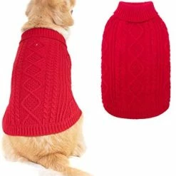 Mia's Pet Supply Turtleneck Knitted Dog Sweater Apparel