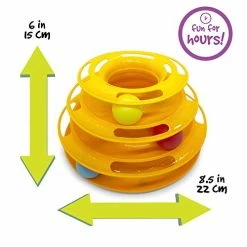 Mia's Pet Supply Mental Stimulation Physical Exercise Puzzle Cat Toys :