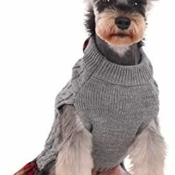 Mia's Pet Supply Kuoser Dog Sweater, Dog British Style Sweater Dress Warm Dog Sweaters Apparel