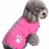 Mia's Pet Supply Loft Reversible Winter Fleece Pet Vest Waterproof Dog Jacket Apparel