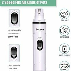 Mia's Pet Supply Boence Dog Nail Grinder, Pet Nail Grinder Hygiene