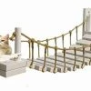 Mia's Pet Supply MOCOHANA Wooden Wall-Mounted Cat Bridge With 2 Fixed Brackets Cat Perch Mod