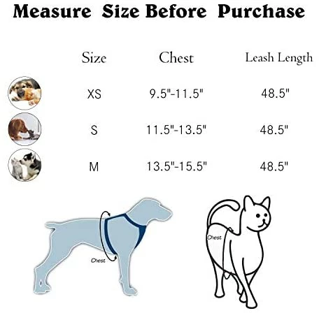 Top 10 ๐ Mia's Pet Supply Leashes And Harness Kamots Beauty Escape Proof ๐ถ Dog Cat Harness And Leash โจ 6 Mia's Pet Supply Leashes And Harness Kamots Beauty Escape Proof Dog Cat Harness And Leash