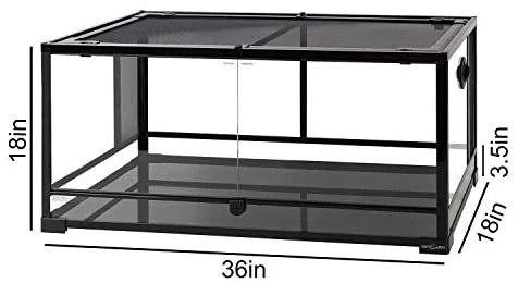 Top 10 ๐ Mia's Pet Supply REPTI ZOO Reptile Glass Terrarium Tank Double Hinge Door With Screen Ventilation Houses, Pens & Crates ๐ฏ 2 Mia's Pet Supply REPTI ZOO Reptile Glass Terrarium Tank Double Hinge Door With Screen Ventilation Houses, Pens & Crates
