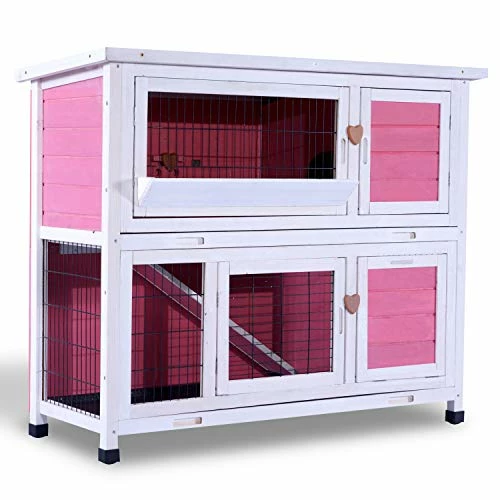 Cheap ๐ Mia's Pet Supply Lovupet 2 Story Outdoor Wooden Rabbit Hutch Chicken Coop โญ 14 Mia's Pet Supply Lovupet 2 Story Outdoor Wooden Rabbit Hutch Chicken Coop