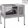 Mia's Pet Supply Rabbit Houses & Accessories Aivituvin Rabbit Hutch Indoor And Outdoor Bunny Cage
