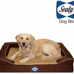 Mia's Pet Supply Bedding Sealy Lux Pet Dog Bed | Quad Layer Technology With Memory Orthopedic Foam