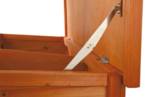 Budget ⭐ Mia's Pet Supply 1-Story Rabbit Hutch, 1-Story Rabbit Hutch, Large: Garden & Outdoor Rabbit Houses & Accessories ⌛ 4 Mia's Pet Supply 1-Story Rabbit Hutch, 1-Story Rabbit Hutch, Large: Garden & Outdoor Rabbit Houses & Accessories