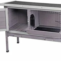 Mia's Pet Supply Aivituvin Rabbit Hutch, Wooden Bunny Cages Indoor