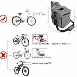 Best reviews of 🎉 Mia's Pet Supply Travel Pet Carrier Bicycle Basket Bag Pet Carrier/Booster 😀 16 Mia's Pet Supply Travel Pet Carrier Bicycle Basket Bag Pet Carrier/Booster