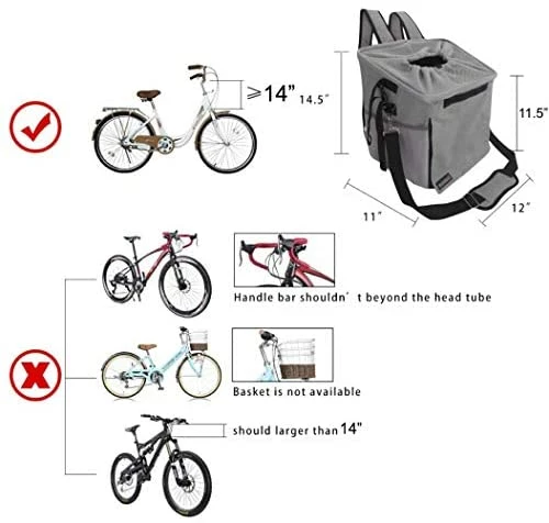 Best reviews of 🎉 Mia's Pet Supply Travel Pet Carrier Bicycle Basket Bag Pet Carrier/Booster 😀 7 Mia's Pet Supply Travel Pet Carrier Bicycle Basket Bag Pet Carrier/Booster