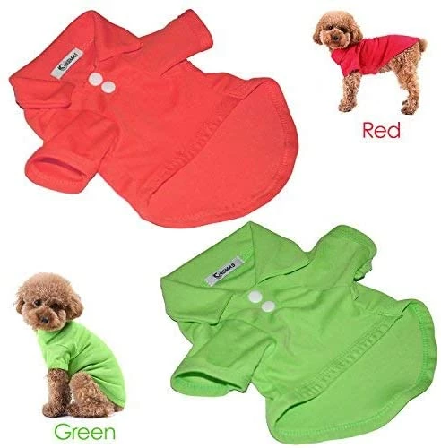 Outlet โ Mia's Pet Supply KINGMAS 4 Pack ๐ถ Dog ๐ Shirts Pet Puppy T-Shirt Clothes Outfit Apparel ๐งฅ Coats Tops ๐ 7 Mia's Pet Supply KINGMAS 4 Pack Dog Shirts Pet Puppy T-Shirt Clothes Outfit Apparel Coats Tops