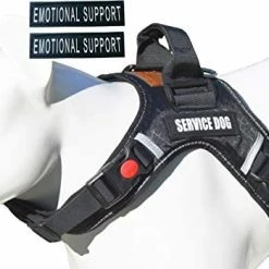 Outlet ❤️ Mia's Pet Supply Leashes And Harness ALBCORP Service 🐕 Dog Vest Harness - Reflective - Woven Nylon, Neoprene Handle 🌟 24 Mia's Pet Supply Leashes And Harness ALBCORP Service Dog Vest Harness - Reflective - Woven Nylon, Neoprene Handle