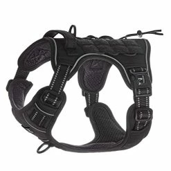 Mia's Pet Supply FIVEWOODY Tactical Dog Training Harness No Pulling Front Clip Leashes And Harness