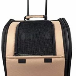Mia's Pet Supply PET LIFE Wheeled Collapsible Breathable Airline Approved Travel Pet Dog Carrier
