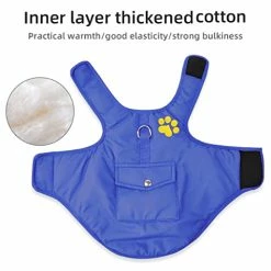 Mia's Pet Supply Doggiekit Dog Cold Weather Costs, Reversible Waterproof Warm Dogs Jacket