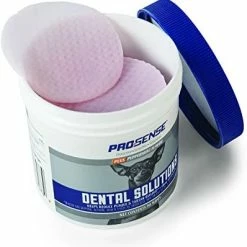 Mia's Pet Supply Pro-Sense P-87073 Plus Peppermint Flavor Dental Solutions Wipes, 90 Count Hygiene