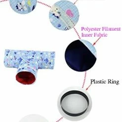 Mia's Pet Supply RYPET Small Animal Play Tunnel, Collapsible Guinea Pig Toys Tunnel For Hamster, Rabbit Houses & Accessories