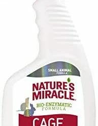 Mia's Pet Supply Nature's Miracle Cage Cleaner 24 Fl Oz, Small Animal Formula,