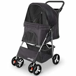 Outlet ✨ Mia's Pet Supply Travel Paws & Pals 4 Wheeler Elite Jogger Pet Stroller 🧨 18 Mia's Pet Supply Travel Paws & Pals 4 Wheeler Elite Jogger Pet Stroller