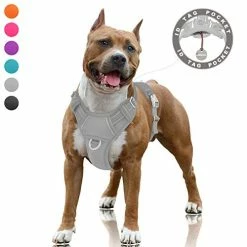 Mia's Pet Supply BARKBAY No Pull Dog Harness Large Step In Reflective Dog Harness Leashes And Harness