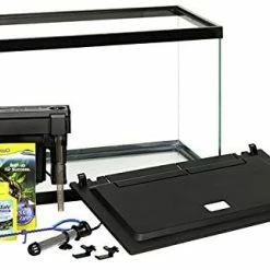 Mia's Pet Supply GloFish 20 Gallon Aquarium Kit With LED Lights, Decor Heater And Filter Fish Products