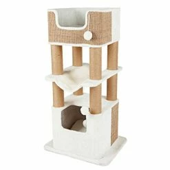Mia's Pet Supply TRIXIE Lucano Cat Tower With Scratching Posts, Condo