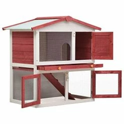 Wholesale 👍 Mia's Pet Supply VidaXL Outdoor Rabbit Hutch 3 Doors Rabbit Houses & Accessories ⌛ 19 Mia's Pet Supply VidaXL Outdoor Rabbit Hutch 3 Doors Rabbit Houses & Accessories