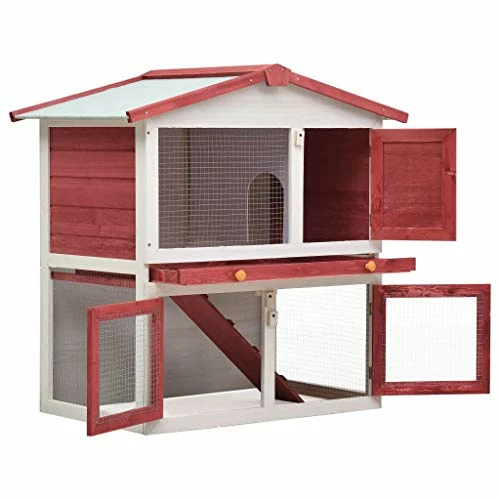 Wholesale 👍 Mia's Pet Supply VidaXL Outdoor Rabbit Hutch 3 Doors Rabbit Houses & Accessories ⌛ 9 Mia's Pet Supply VidaXL Outdoor Rabbit Hutch 3 Doors Rabbit Houses & Accessories