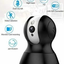 Mia's Pet Supply Training IMILLET WiFi Pet Camera Dog Camera With Phone App FHD