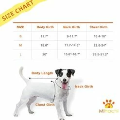 Mia's Pet Supply Dog Sweater - Winter Coat Apparel Clothes With Colorful Stripes