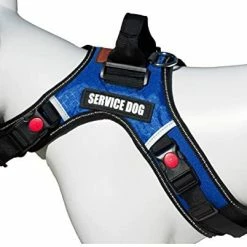 Outlet ❤️ Mia's Pet Supply Leashes And Harness ALBCORP Service 🐕 Dog Vest Harness - Reflective - Woven Nylon, Neoprene Handle 🌟 20 Mia's Pet Supply Leashes And Harness ALBCORP Service Dog Vest Harness - Reflective - Woven Nylon, Neoprene Handle