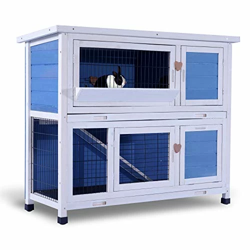 Cheap ๐ Mia's Pet Supply Lovupet 2 Story Outdoor Wooden Rabbit Hutch Chicken Coop โญ 11 Mia's Pet Supply Lovupet 2 Story Outdoor Wooden Rabbit Hutch Chicken Coop