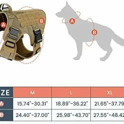 New 😍 Mia's Pet Supply Tactical 🐕 Dog Harness Vest No Pull With Handle Front Clip Military Training Harness Leashes And Harness 😉 13 Mia's Pet Supply Tactical Dog Harness Vest No Pull With Handle Front Clip Military Training Harness Leashes And Harness