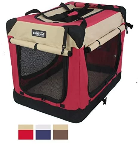 Buy 😉 Mia's Pet Supply EliteField 3-Door Folding Soft 🦮 Dog Crate, Indoor & Outdoor Pet Home Travel 🔔 17 Mia's Pet Supply EliteField 3-Door Folding Soft Dog Crate, Indoor & Outdoor Pet Home Travel