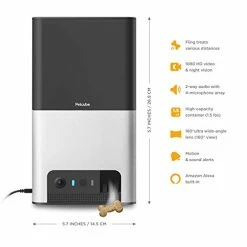 Mia's Pet Supply Petcube Bites 2 Wi-Fi Pet Camera With Treat Dispenser & Alexa Built-in Dog Toys