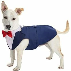 Mia's Pet Supply Formal Dog Tuxedo For Medium Large Dogs,