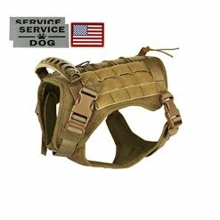 Mia's Pet Supply Leashes And Harness Tactical Service Dog Vest Harness